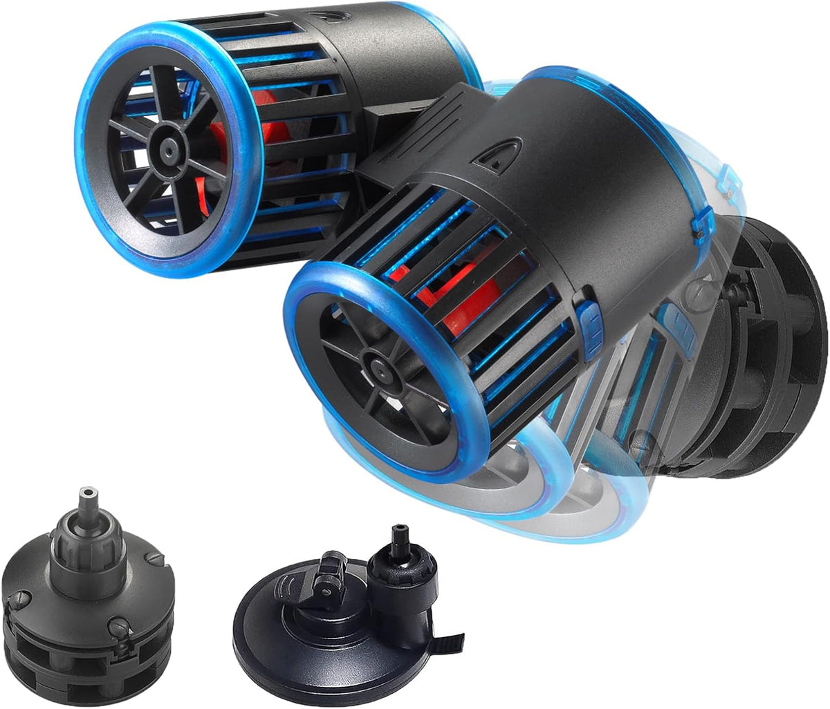 Carefree Fish Aquarium Magnetic Dual Powerheads 25W 5400Gph - 25W(Dual Heads)