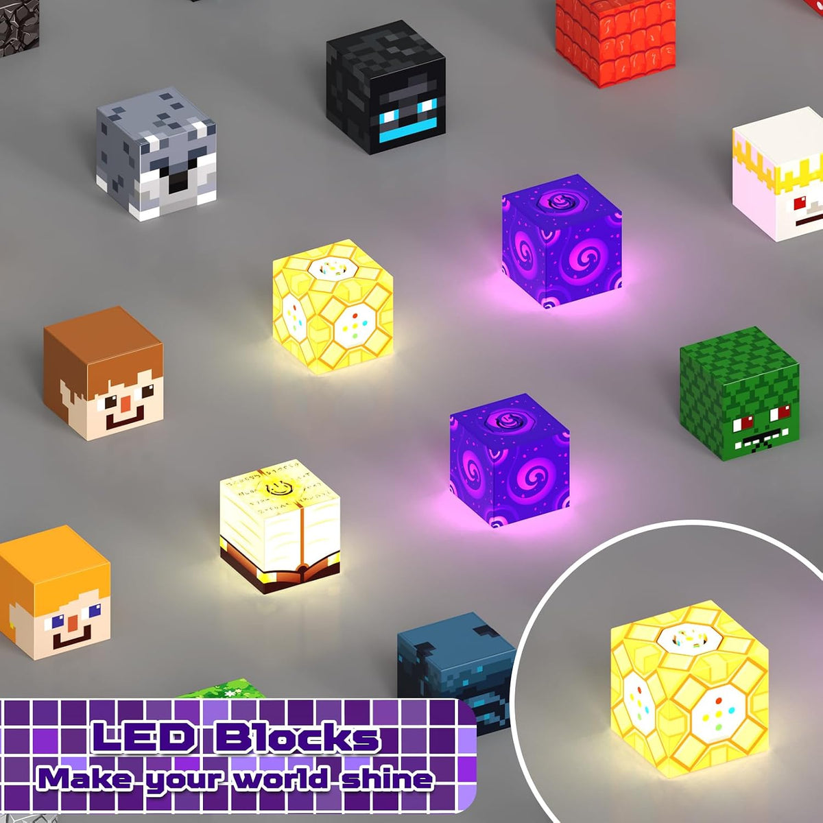 Magneverse Magnetic Blocks, Magnet Building Cubes for Boys Girls - Twilight Forest / 200 pcs - image 2