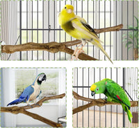Natural Parrot Perch Bird Stand Pole Wild Grape Stick Paw Grinding - Wild Grape Stick 3 Pcs - image 3