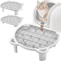 Litter Catching Step for Cat Litter Box - White