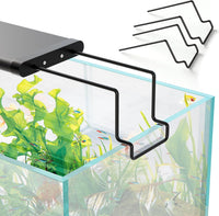 WooFog 2 Pcs Aquarium Light Riser for Rimmed/Rimless Tanks – Essentials for Fish
