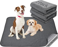Washable Dog Pee Pads 36x48 2Pack Reusable Whelping Pads, Absorb Dog Mats Non-Slip Puppy Training Pads for Whelping, Potty, Training, Playpen, Crate