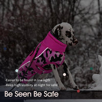 IECOii Extra Warm Reflective Dog Coat - XX-Large(Chest:29.9-35.4 in) / Pink Camo - image 4