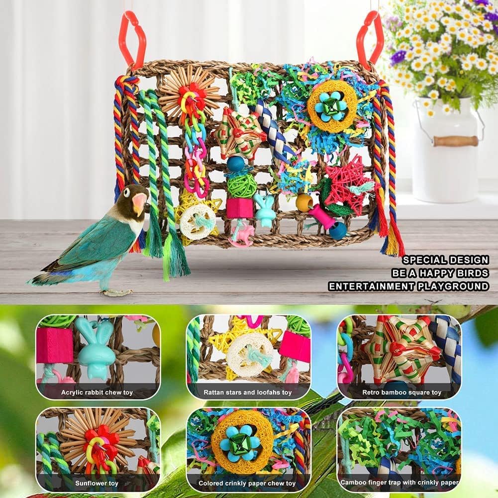 Foraging Toys for Parakeets Cockatiel Conures Lovebirds - image 4
