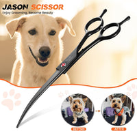 JASON Dog Grooming Thinning Scissors - Black / 7.01 - image 2