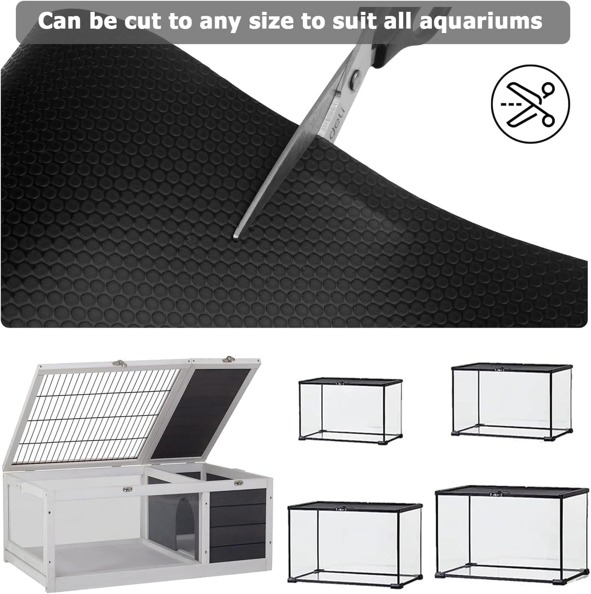 120 Gallon Reptile Terrarium Liner - 24 X 144 inches / Black - image 3