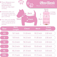 Warm Fleece Dog Jacket Coat for Small Medium Dog Winter Clothes Girl – Essentials for Dogs - Pink / X-Large - image 2