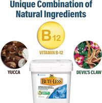 Absorbine Bute-Less Comfort & Recovery Support Supplement, Provides Long-Term Comfort, Gentle on Stomach, Includes Devil’s Claw, Vitamin B-12, Yucca, 10 lb / 160 Day Supply