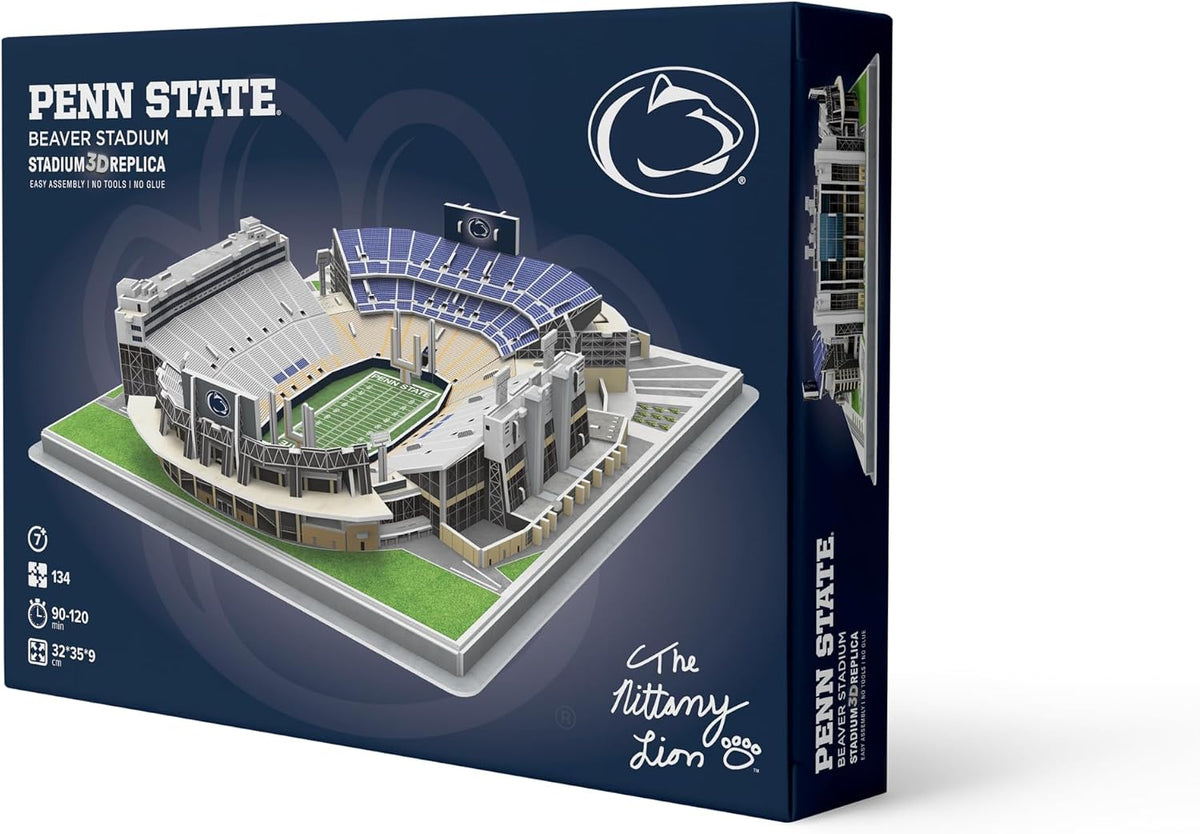Pro-Lion 3D Jigsaw Puzzle of Michigan Wolverines Stadium 106 Pieces - Penn State Nittany Lions - image 2
