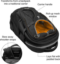 Kurgo G-Train Pet Carrier Backpack - Black - image 2