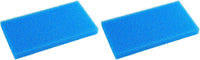 AQUANEAT Aquarium Filter Sponge Open Cell Foam Sheet Bio Sponge - 23" Lx 12.25"W x 2"H (Pack of 2) / Blue