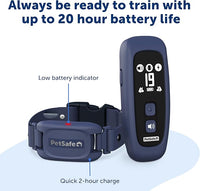 PetSafe Pro Dog Trainer with Remote – Waterproof Training Collar – 1000 ft Range – Tone, Vibration and 19 Levels of Static - Add-A-Dog Compatible – Sleek Remote Training Collar