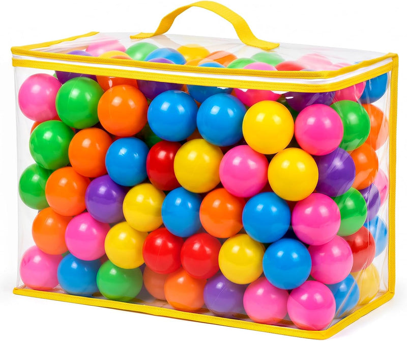 Ball Pit Balls for Toddlers: 50 100 200 400 Colorful Non-Toxic Balls - Rainbow / 2.75 inch / 50