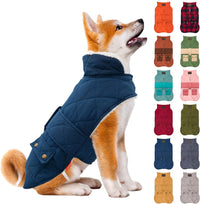 KYEESE Waterproof & Windproof Dog Coat for Small Dogs Puffer Jacket – Essentials for Dogs - Medium / 01# Blue