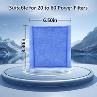 10 PCS Aquarium Filter Cartridge Filters, Rite-Size C (EZ-Change #3) Fish Tank Filter Cartridge, Replacement with Power Filters 275/375 Power 200/350