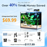 10 Gallon Aquarium Set Glass Fish Tank - 3 Gallon - image 2