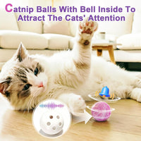 Cat Toys Balls with Bell Inside, Wool Yarn Catnip Toys Ball 6Pcs – Essentials for Cats - image 4