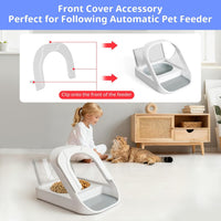 Rear Cover for Automatic Microchip Cat Pet Feeder - Front Cover / 2 Pack - image 4