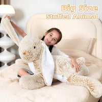 BENINY 31 Inch Giant Bunny Stuffed Animal - Bunny_brown 31in - image 2