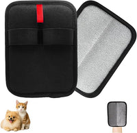 2PCS Electrostatic Pet Hair Removal Gloves,Pet Hair Removal Tool,Reusable Cat & Dog Hair Remover for Carpet,Couch,Furniture,Car Seat,Cat Grooming Gloves