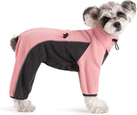 Fleece Dog Coat for Small Medium Dog - Pink / XXL