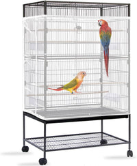 Bird Cage Seed Catcher, Large Bird Cage Cover - White