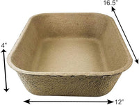 Midlee Disposable Cat Litter Boxes Pack of 5- Travel Portable Pet Tray Liner Pan