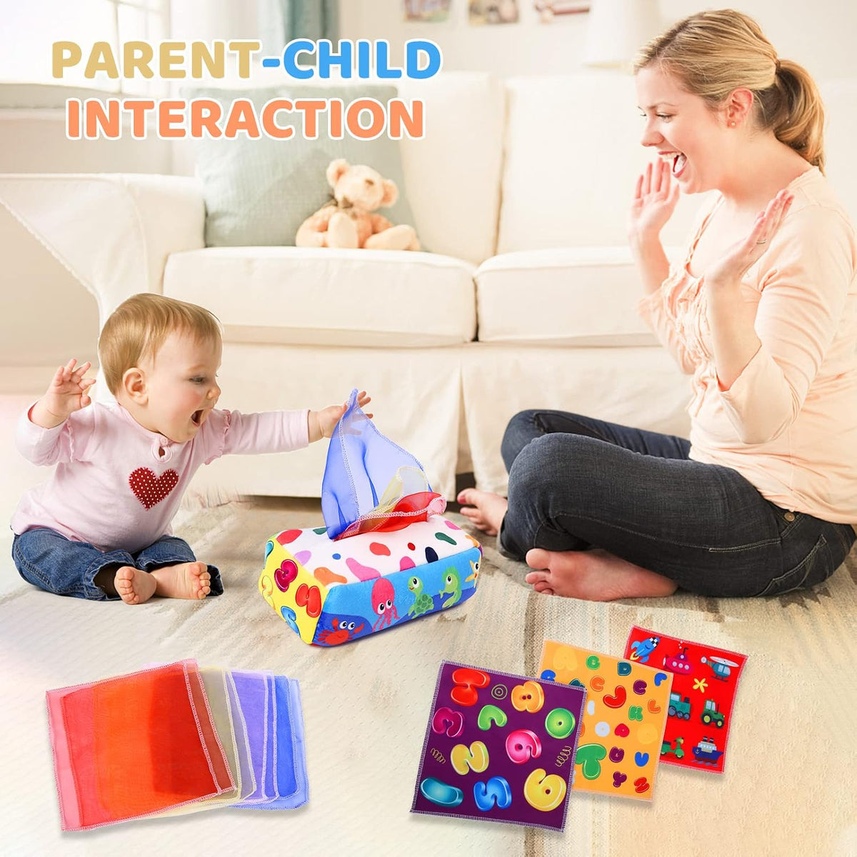 YOGINGO Baby Toys 6 to 12 Months - Colorful - image 3