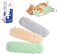 Potaroma Cat Toys Pillows, Catnip Inside, Indoor Interactive Fun - Green Yellow Violet