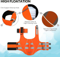 Queenmore XS Dog Life Jacket - X-Small / HiVis Orange - image 3
