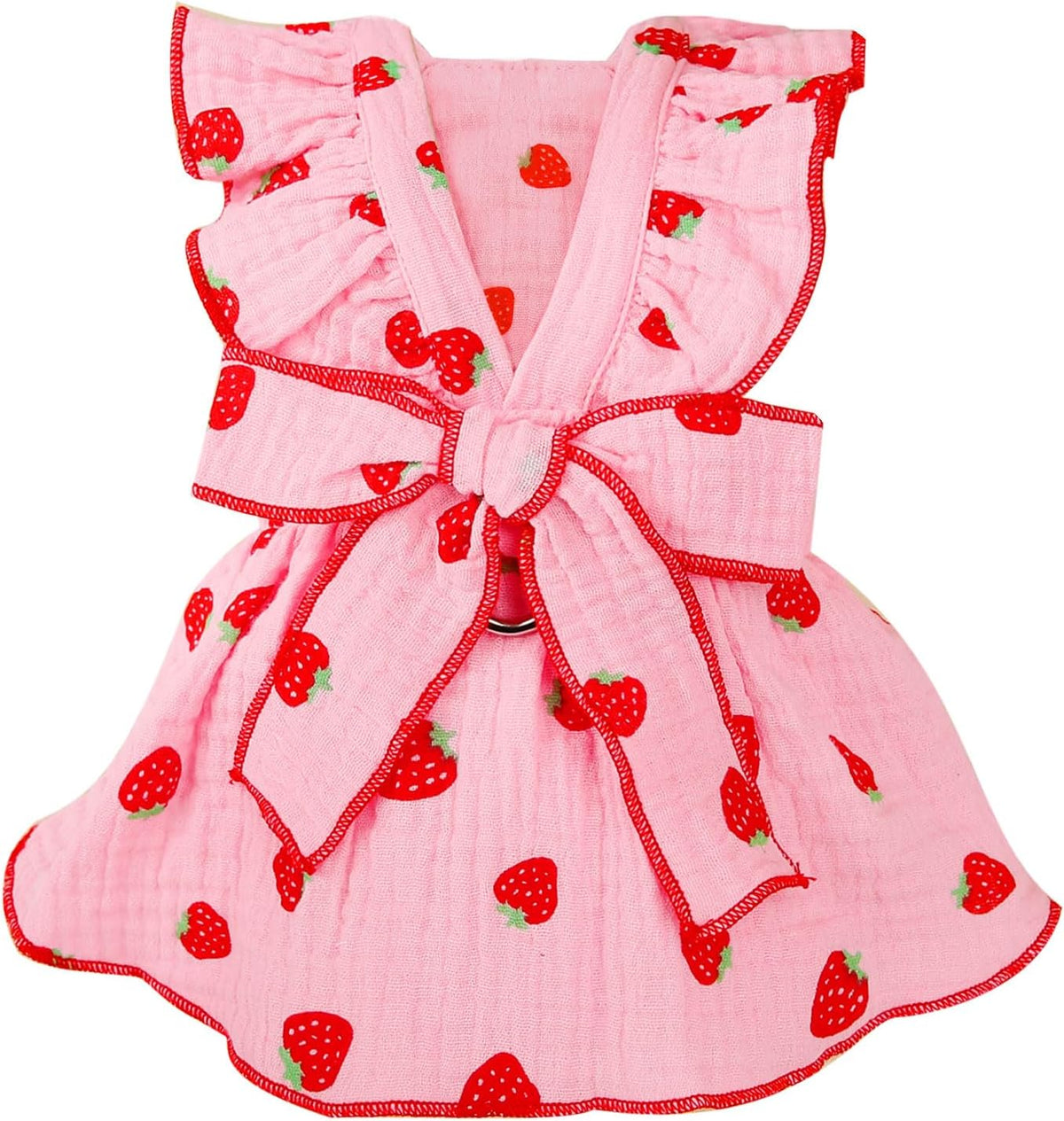 Dog Dresses for Small Dogs Girl Female Dog Cat Clothes Dress Cute - Pink / Small (suggest 4.5-6.5 lbs)