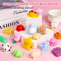 16 Pack Slow Rising Stress Balls，Textured Memory Soft Stress Ball – Fun for Kids & Family - 32 Pack Mochi Squishy Toys - image 2