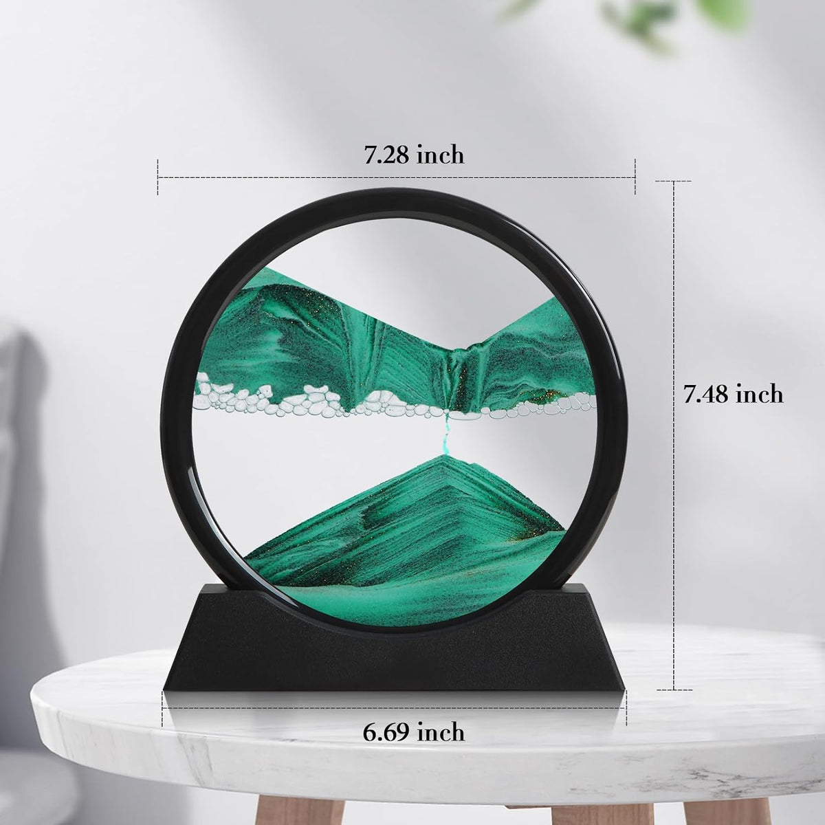 Moving Sand Art Liquid Motion - 7 inch / Green - image 2