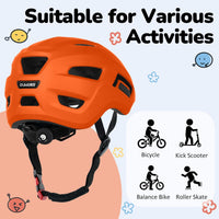 OUWOER toddler and kids bike helmet with vents and adjustable dial - view 10