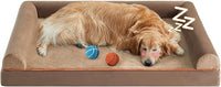 BFPETHOME Washable Large Dog Bed, Big Couch Bed with Removable Washable Cover, Orthopedic Egg-Crate Foam & Waterproof Lining