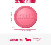KONG Puppy Flyer, Soft Rubber Flying Disc Toy, for Small Puppies - Pink - image 3