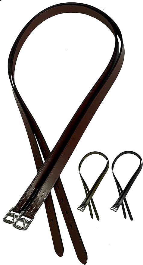 Majestic Ally Genuine Leather English Stirrup Leather (Pair)
