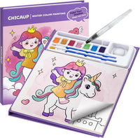CHICAUP Paint with Water Coloring Books for Kids - Purple