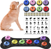 Dog Buttons for Communication, Talking Buttons for Dogs - 8 Pack