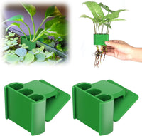2 Pk Upgraded Aquarium Plant Holder - Green 2