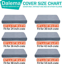 Dog Bed Cover 41L x 27W x 4H Inch - 35" L x 22" W x 4" H - image 2