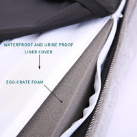Orthopedic Dog Bed for Large Dogs - 36"L x 23"W x 6.2"Th / Gray - image 2