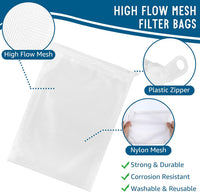 10pc Filter Media Bags for Aquarium - 7.9"x5.5" - 10pack / White - image 3