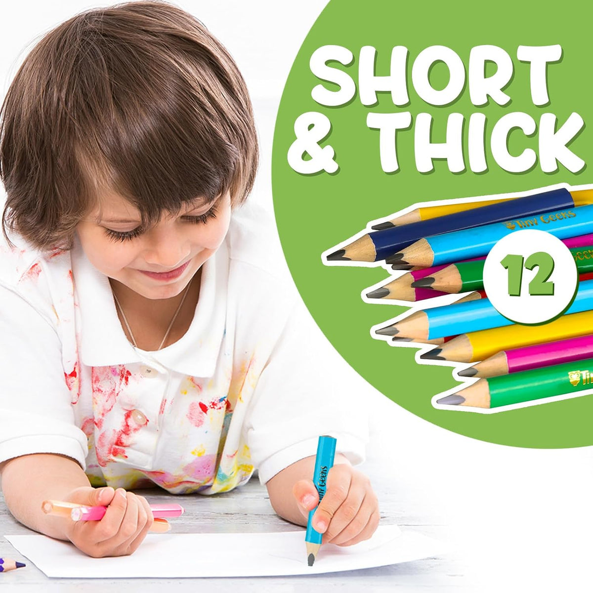Jumbo Pencils for Toddlers, My First Kindergarten Pencils - image 2