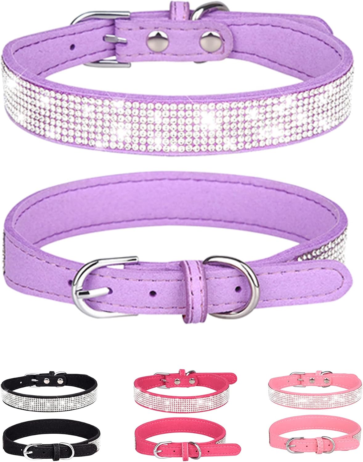 Dog Collar for Small Dogs - S / purple