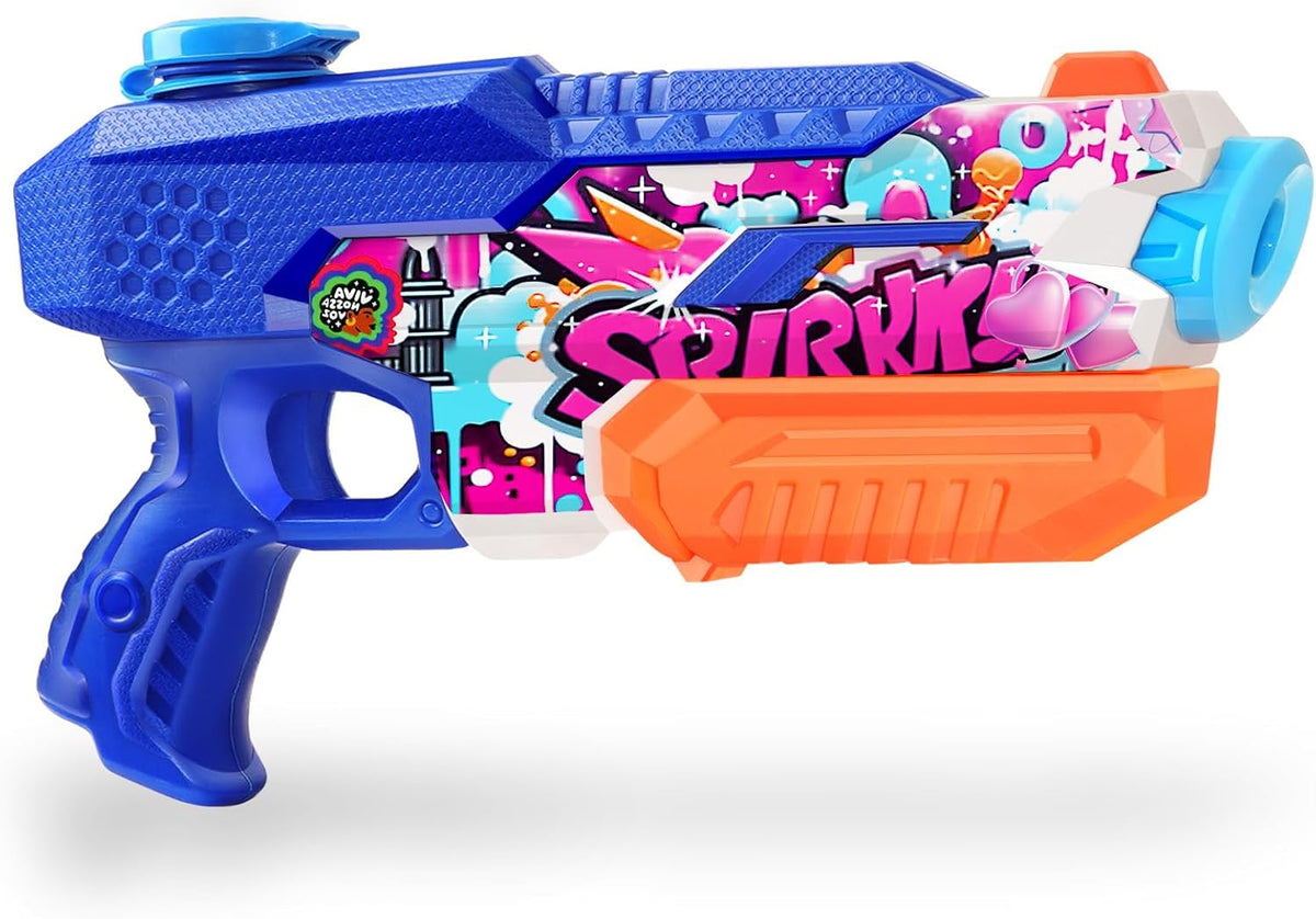 Super Water Gun for Kids Adults: 2 Pack - Blue, Light Blue, Cyan, Green, Pink, Purple - image 2