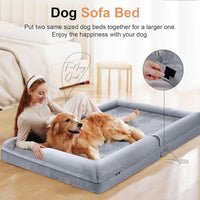 Orthopedic Dog Bed for Large Dogs - Light Grey / 36.0"L x 27.0"W x 6.5"Th (Pack of 2) - image 3