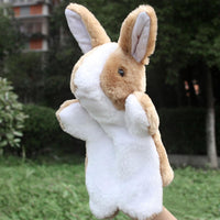 RIY plush rabbit farm animal hand puppet for storytelling and pretend play - view 35
