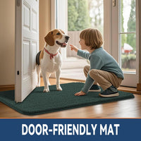 Smiry Dog Door Mat for Muddy Paws 30x20 - 24"X16" / Green - image 4