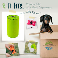 Dog Poop Bag with Handles, Compostable Pet Waste Bags, Easy-Tie - 240 Bags / Poop Bags - image 3